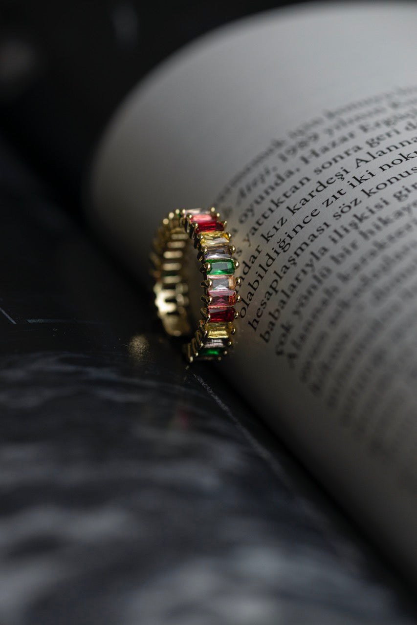 Multi Stone Stackable Ring