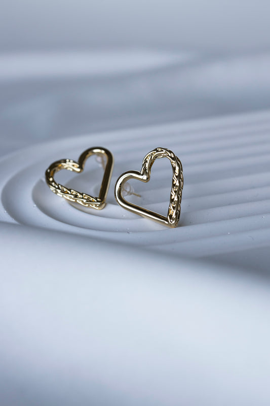 Gold Love Earrings