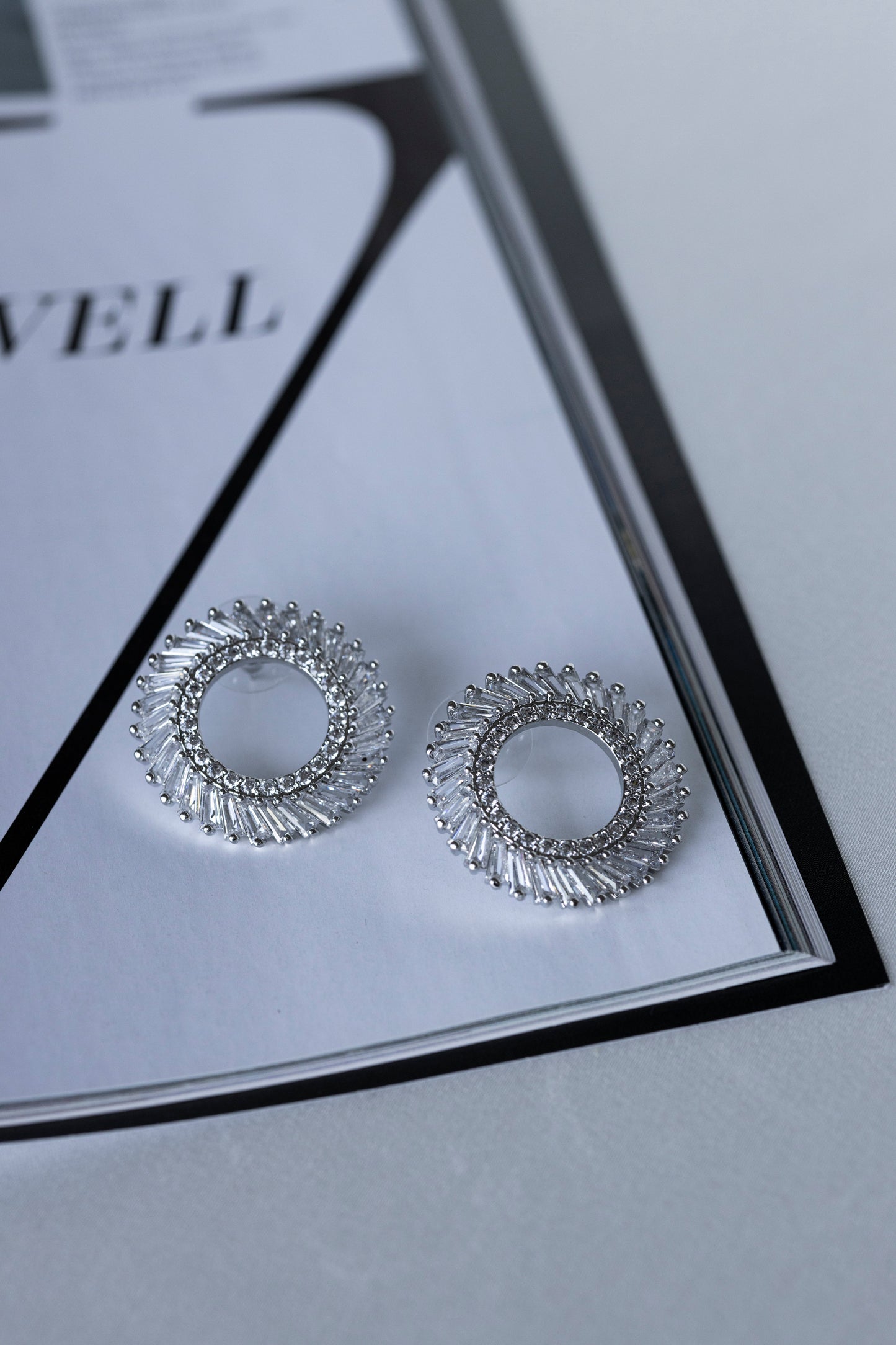 Silver Circle Earrings